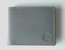 Timberland Charcoal Flat Wallet, Environmentally Responsible Leather, Charcoal