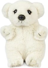 LIVING NATURE BABIES POLAR BEAR CUB  PLUSH,  SOFT TOY CUDDLY CUTE, ECO-FRIENDLY