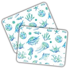2x Vinyl Sticker Marine Life