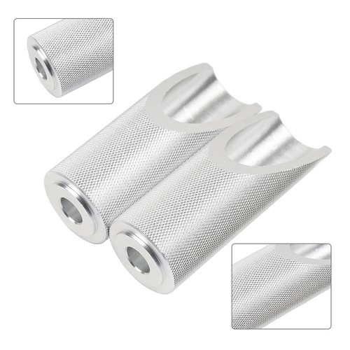 Silver motorcycle footpegs - motorcycle,