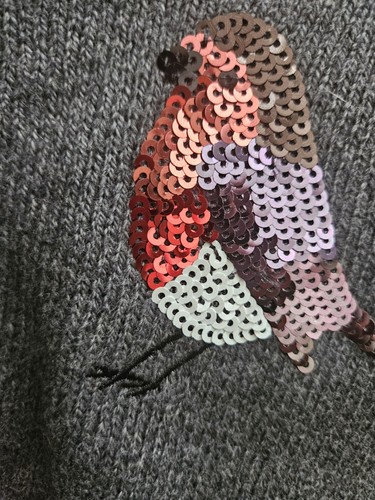 Women embellished robin - embellished,