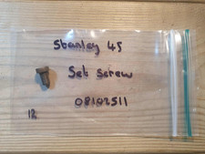 Vintage Stanley 45 Set Screw