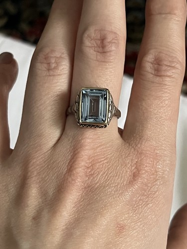 Antique beautiful aquamarine - antique,
