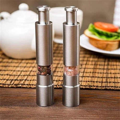 Stainless steel salt grinder - stainless,