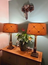 Laura Ashley Brass Table Lamps