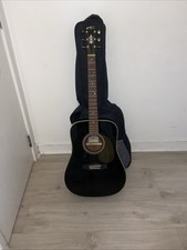 Recording Long RD 16 BK Model 10030560 Acoustic Guitar with Soft Case Used