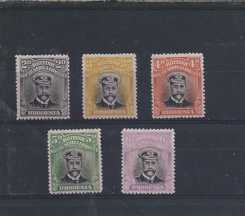 Rhodesia 1913 admiral die - rhodesia,