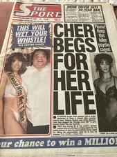 Sunday Sport Newspaper 1989