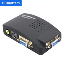AV to VGA Converter Switch Box