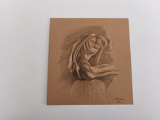 Male Nude Figure Drawing Study