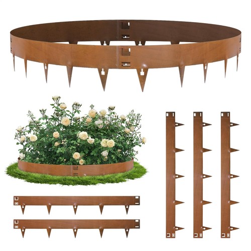 Metal garden edging - garden,
