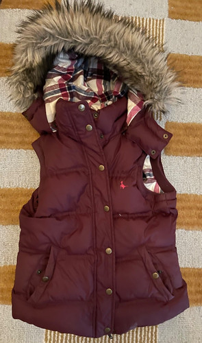 Jack wills maroon quilted - maroon,