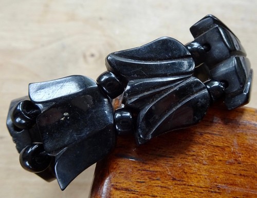 Antique victorian whitby jet - antique,