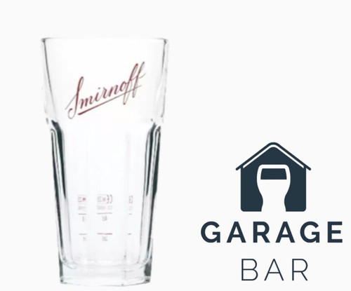 Single smirnoff vodka glass - single,