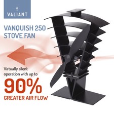 Valiant Vanquish Stove Fan - Heat Powered for Log Burners & Stoves