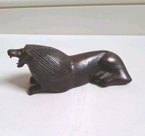 Antique hand carved dark - hand,