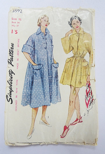 Vintage sewing pattern 1950s - pattern,