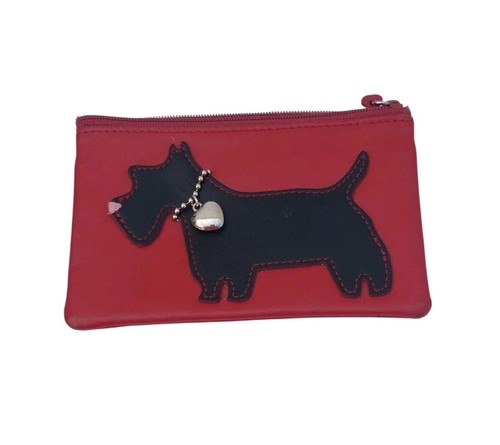 Red wilson leather scottie - wilson's,