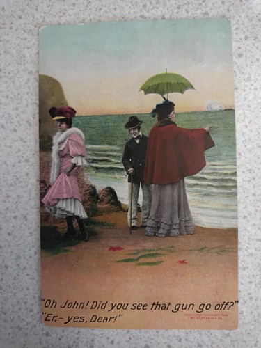 Antique 1914 comic postcard - 1914,