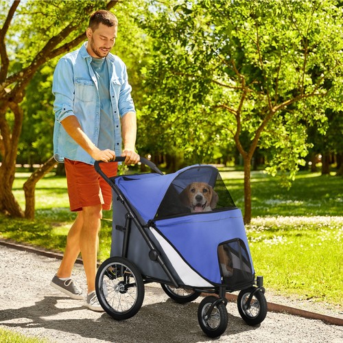 Pawhut foldable pet stroller - pawhut,