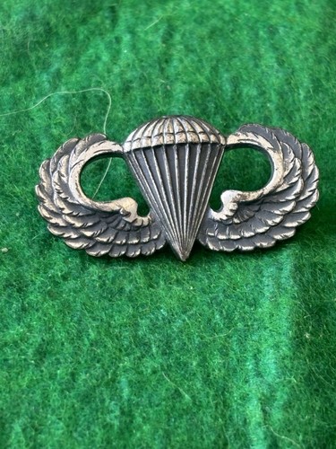 Sterling silver paratrooper - silver,
