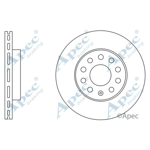 Brake discs vented for - 2x, seat