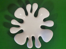 White Ceramic Gloss Round