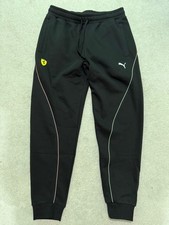 PUMA X FERRARI BLACK JOGGERS