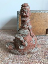 Vintage Garden Gnome on Snail