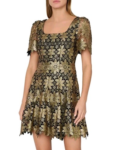 Nwt milly ilisa - lace, godet