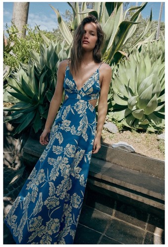 Bnwt zara printed midi dress - bnwt,