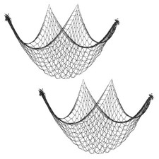 Fishing Net Decor, 2 Pack 80"