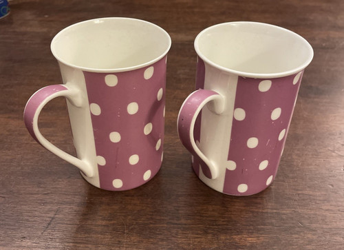 Polka dot mugs - polka,