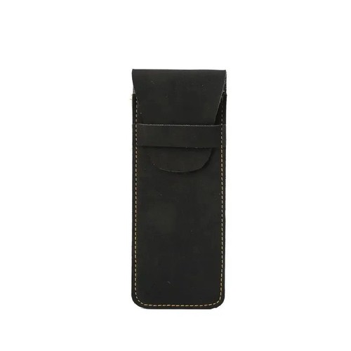 Vintage leather pen case - vintage,