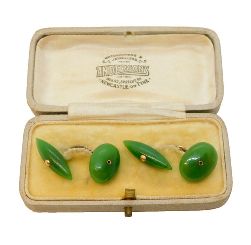 Victorian boxed pair 10ct - boxed, of