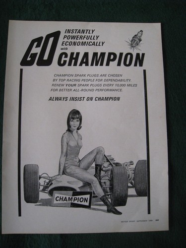 Champion spark plugs top - champion,