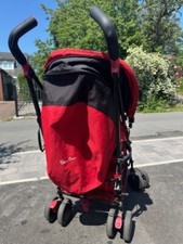 Silver Cross red pram