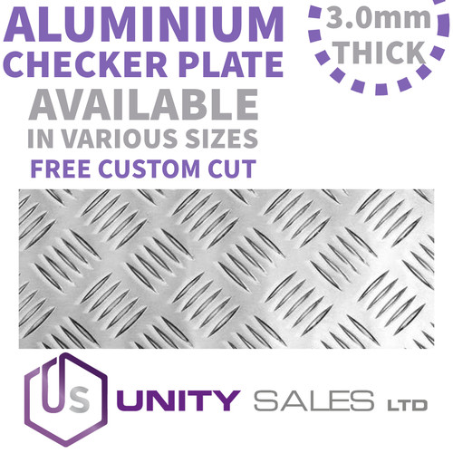 0mm aluminium floor chequer - aluminium,