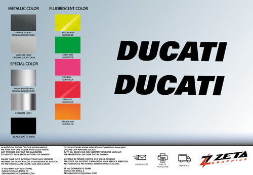Stickers tank for ducati - for,