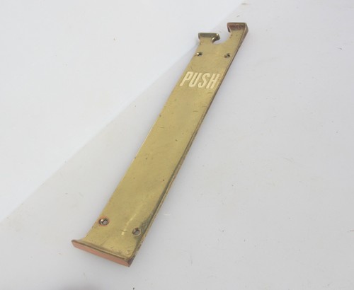 Victorian brass finger plate - finger,