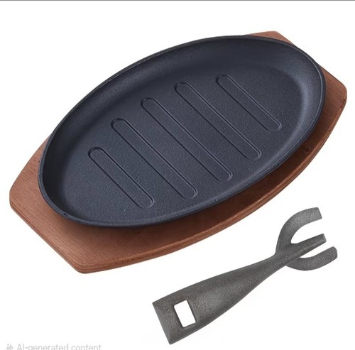 Large cast iron - cast, sizzle