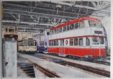 Blackpool Tram Medium Acrylic
