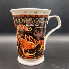Dunoon Astrology Scorpio The Scorpion By Ruth Beck Stoneware Cup Mug H11.5cm VGC