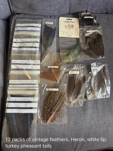 Vintage fly tying feathers - fly,