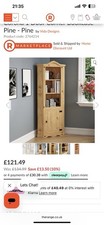 Corona Corner Bookcase 1 Door