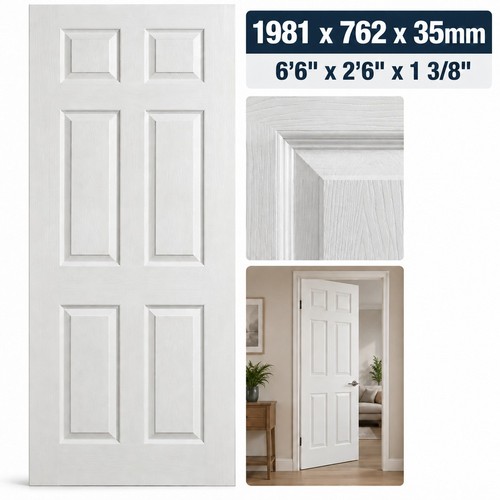 Panel white internal door - white,