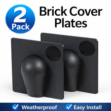 2 x  Black Brick Buster Plate