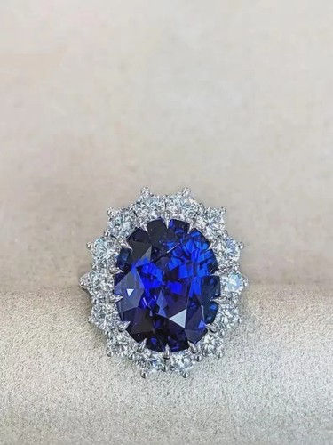 Oval cut 00ct natural blue - natural,