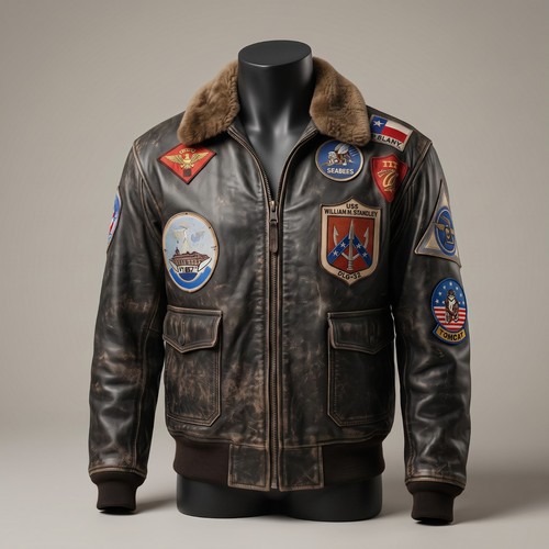 Men distressed brown leather - distressed,