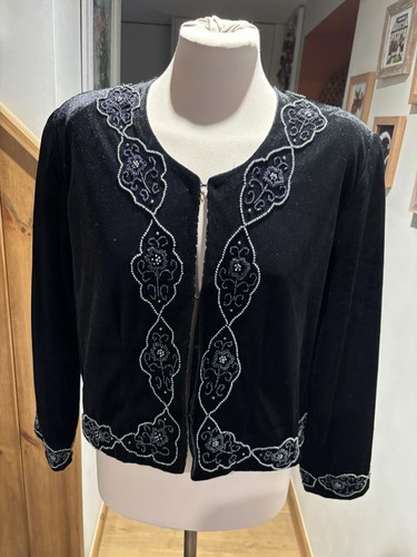 Vintage black silver - vintage, velvet